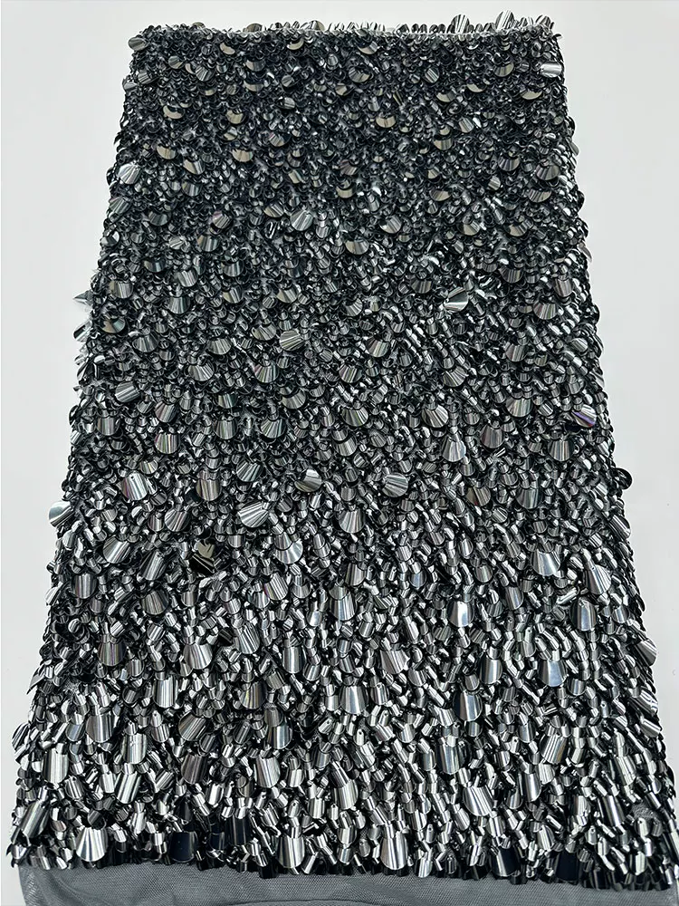 Tecido de 1 jarda para vestido - Embroidery Beads avaliação e preço