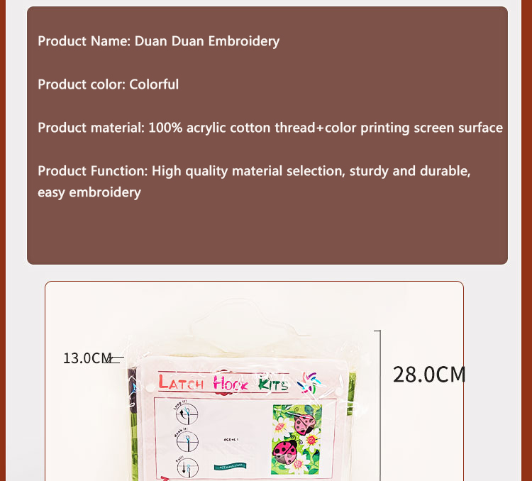 Kit de Tapete de Bordado com G - Printed Embroidery Kit avaliação e preço